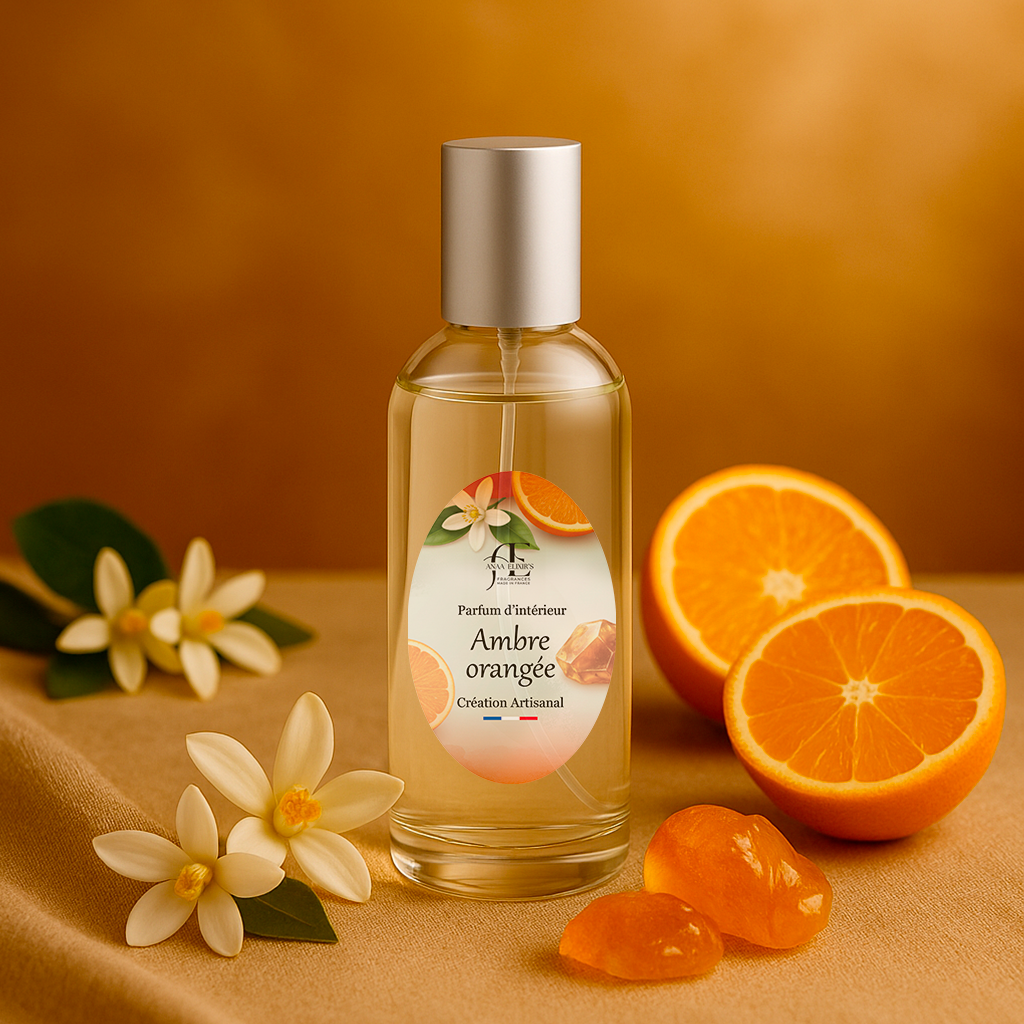 Parfum d’intérieur Ambre oranger (100 mL)