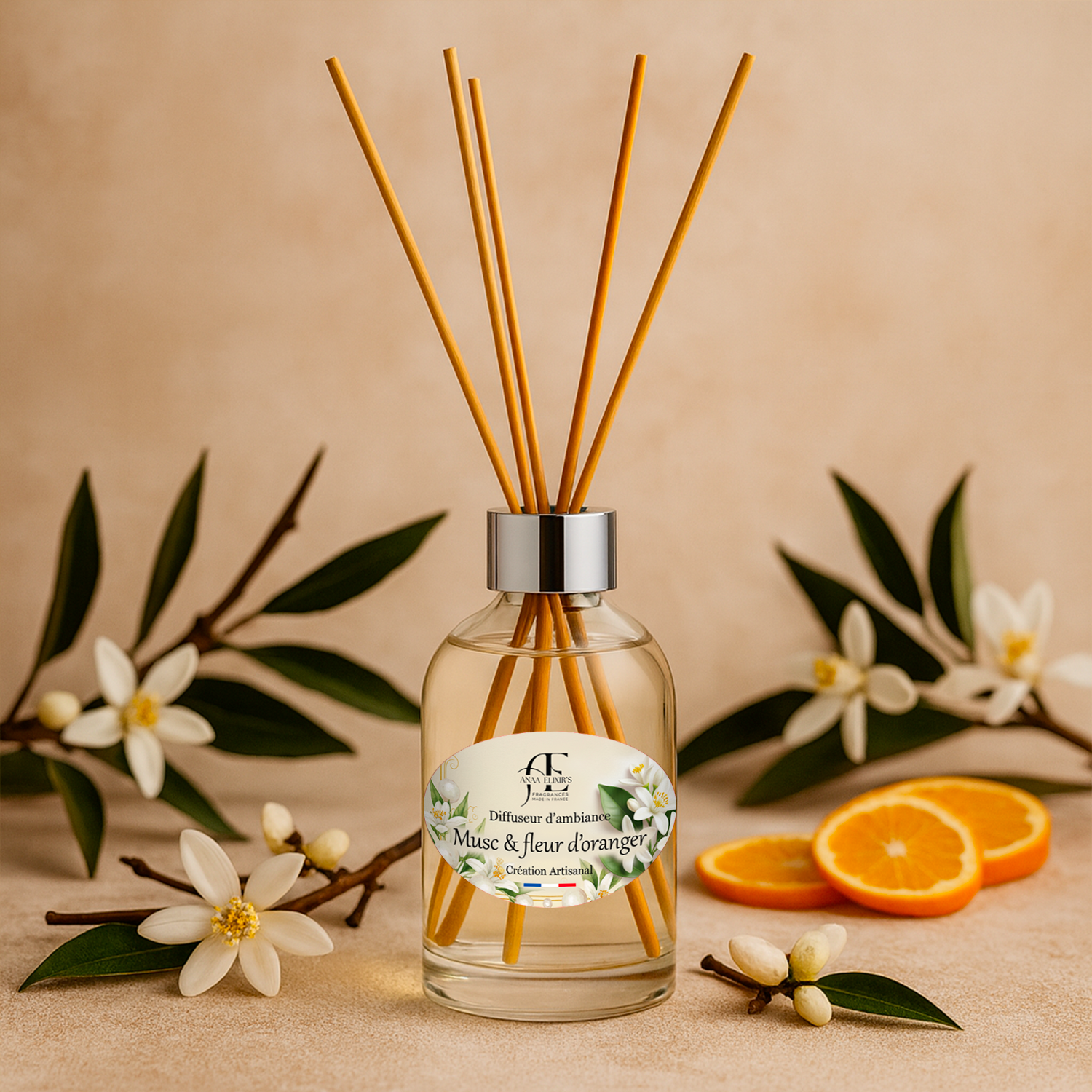 Diffuseur d'ambiance Musc & Fleur d'oranger (250 mL)