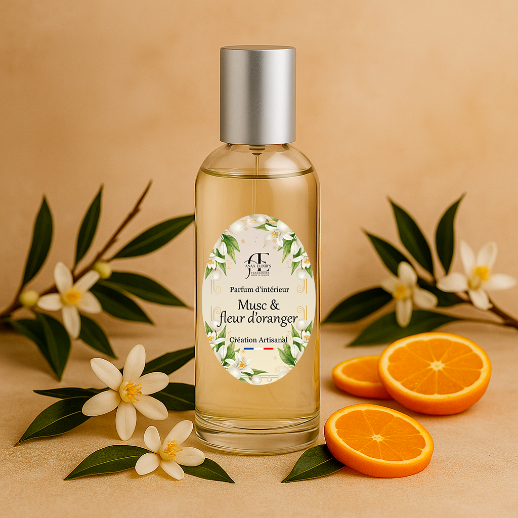 Parfum d’intérieur Musc Fleur d'oranger (100 mL)