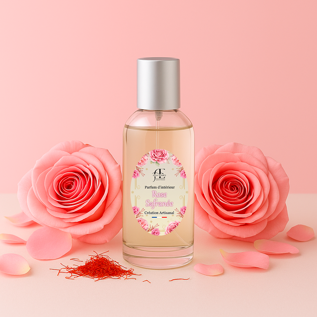 Parfum d’intérieur Rose Safranée (100 mL)